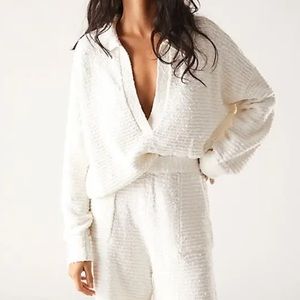 Free People Off White Carter Sweater Size S